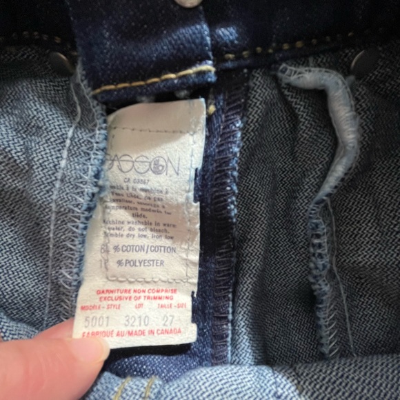 SASSON vintage tapered jeans size 26/37. BNWT - Picture 6 of 9